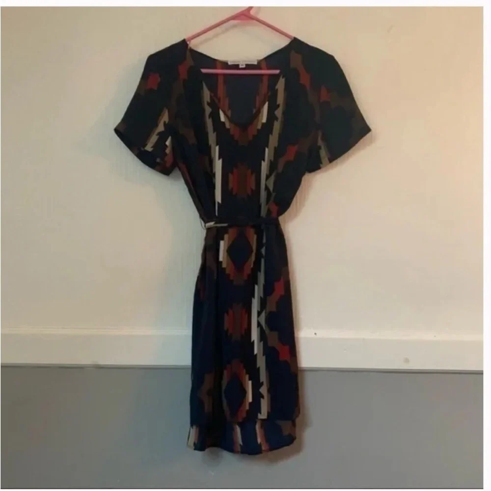 Amanda Uprichard Dress Geometric Silk
